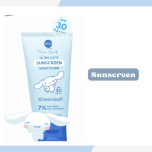 pipiqiu ultra light sunscreen moisturizer calming & soothing spf 30 pa++++ special cinnamoroll edition 30ml