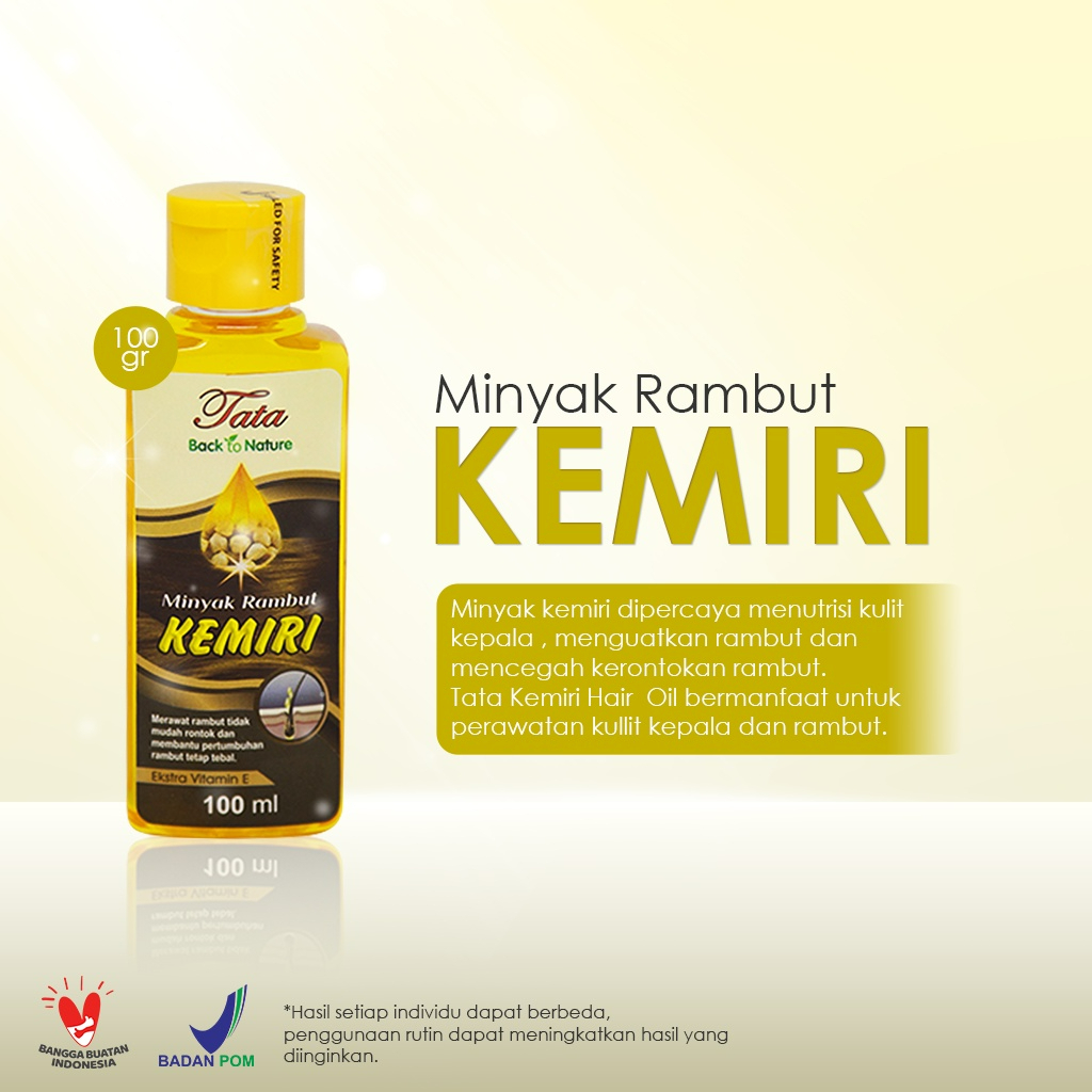 tata minyak rambut kemiri 100ml tata minyak rambut kemiri 100ml