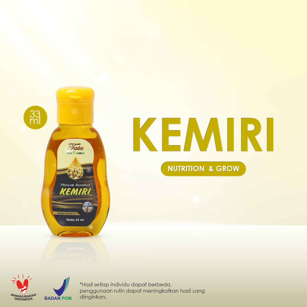 tata minyak rambut kemiri 54ml / hair oil tata minyak rambut kemiri 54ml / hair oil