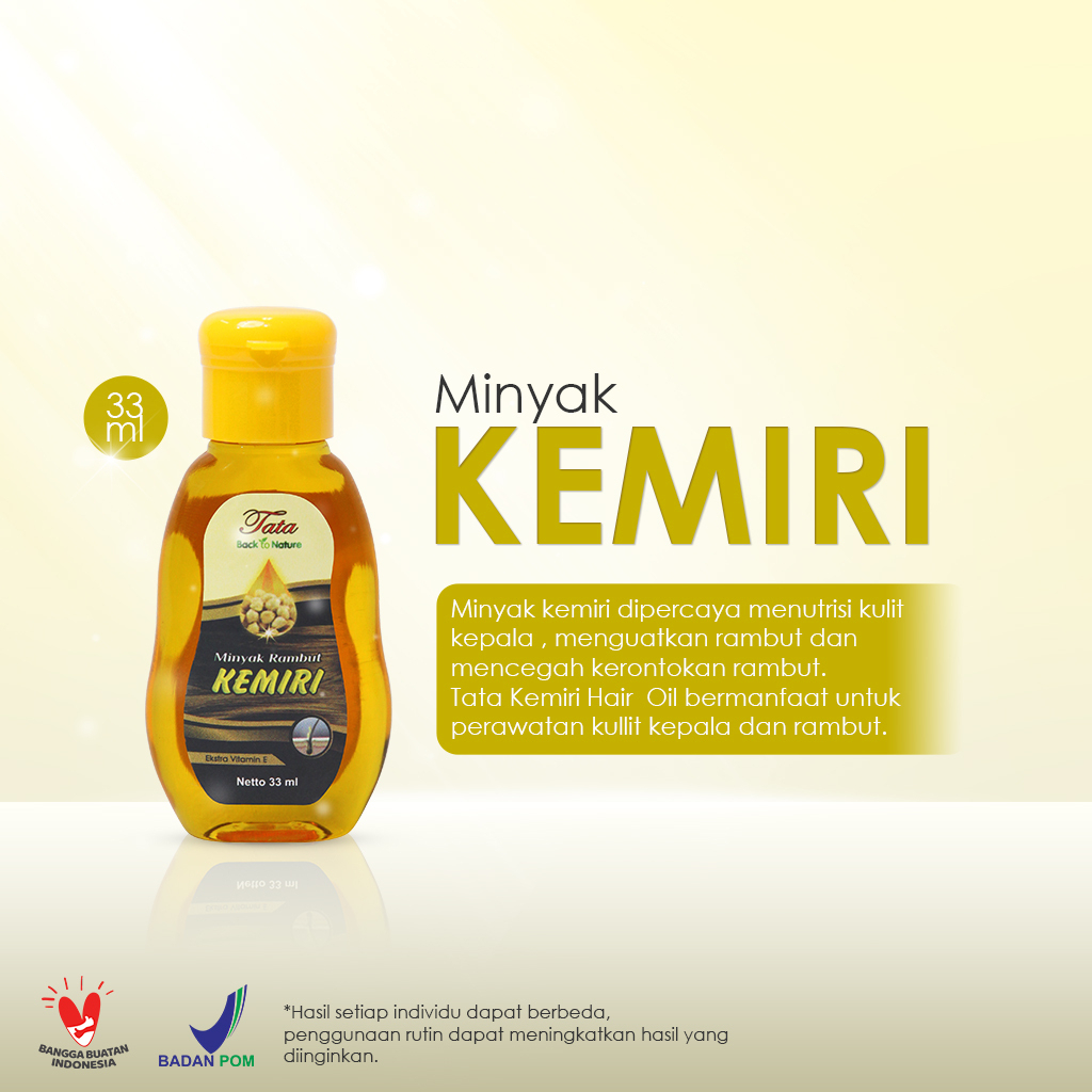 tata minyak rambut kemiri 54ml / hair oil tata minyak rambut kemiri 54ml / hair oil
