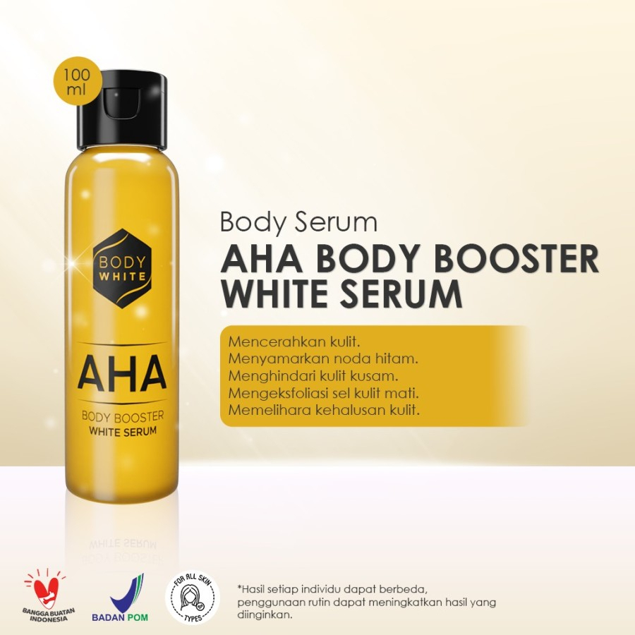 body white aha body booster white serum 30ml & 100ml body white aha body booster white serum 30ml & 100ml