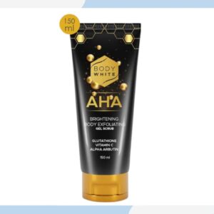 body white aha brightening body exfoliating gel scrub 150ml