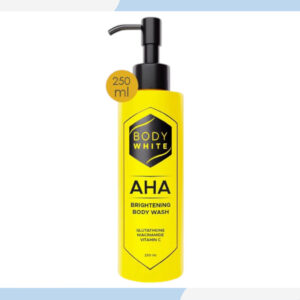 body white aha brightening body wash 250ml/sabun mandi