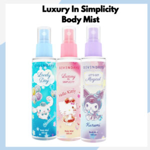 sevendays body mist 100ml/parfum spray