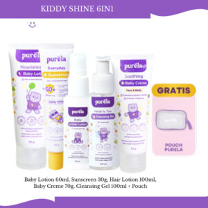 purela kiddy shine package 5in1 skincare baby