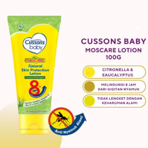 cussons baby moscare skin protection lotion 100g/losion bayi anti nyamuk
