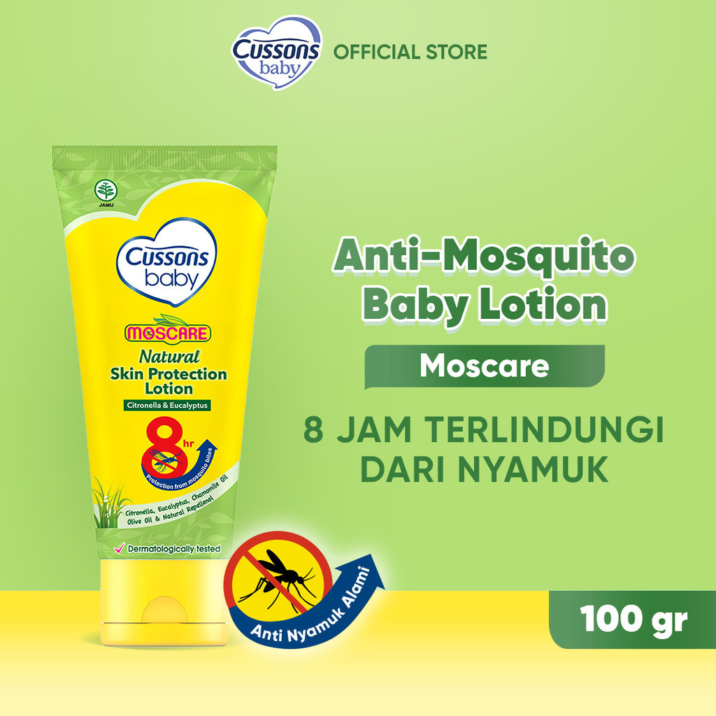 cussons baby moscare skin protection lotion 100g/losion bayi anti nyamuk cussons baby moscare skin protection lotion 100g/losion bayi anti nyamuk
