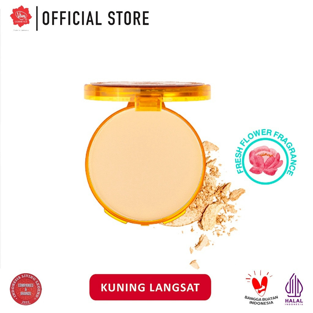 viva compact powder 19g/bedak padat viva compact powder 19g/bedak padat
