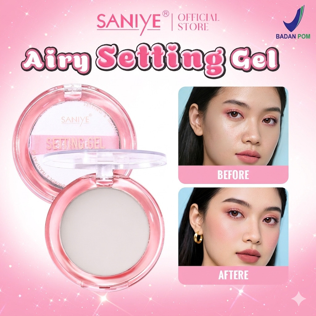 saniye face oil control setting gel 5g saniye face oil control setting gel 5g