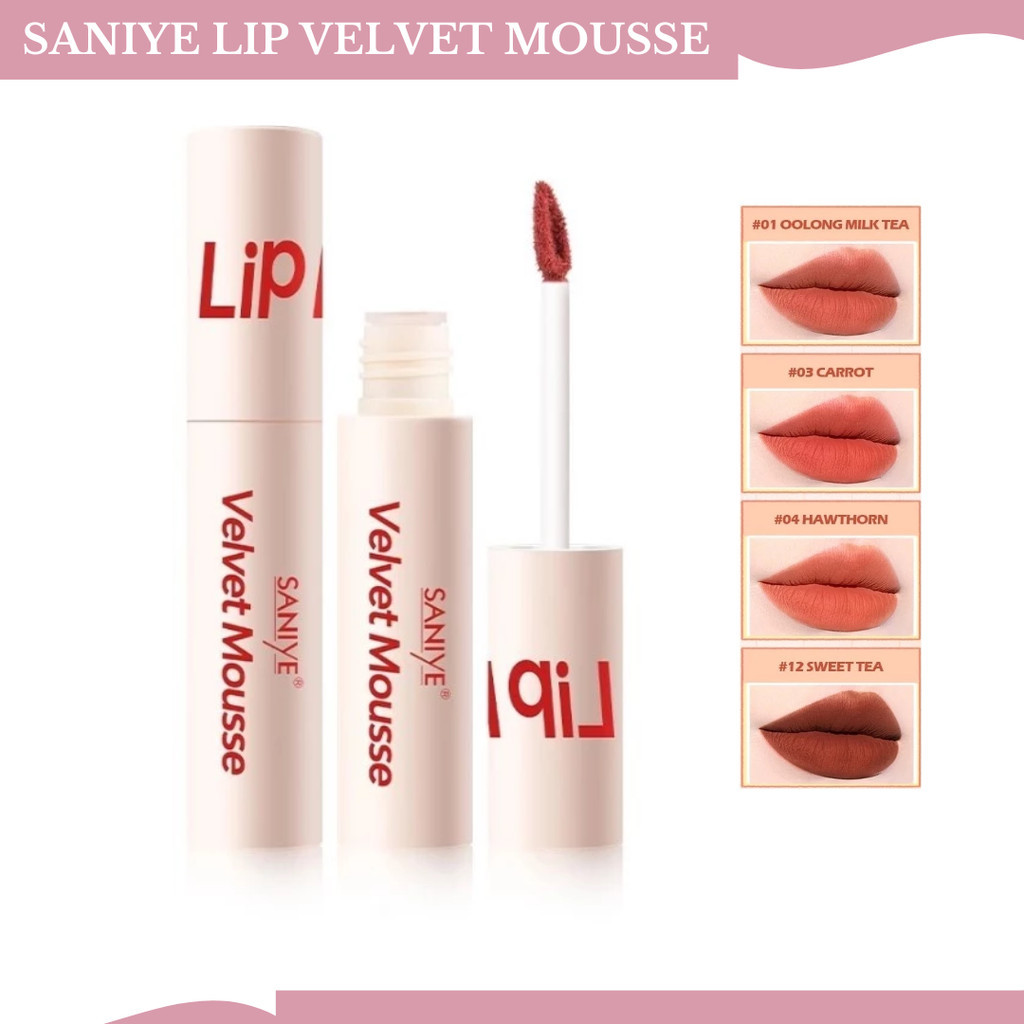 saniye lip matte velvet mousse 4ml saniye lip matte velvet mousse 4ml