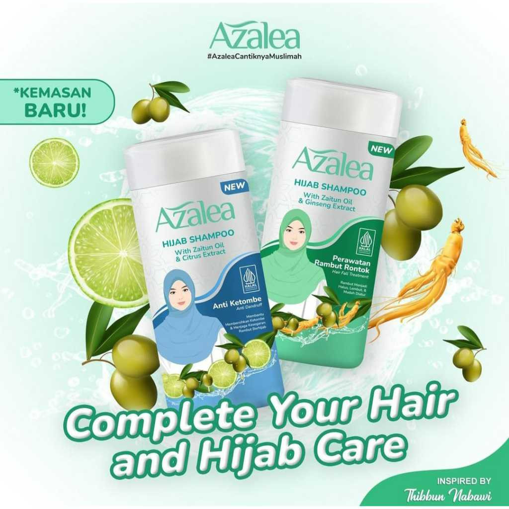 azalea hijab shampoo 170ml/perawatan rambut azalea hijab shampoo 170ml/perawatan rambut