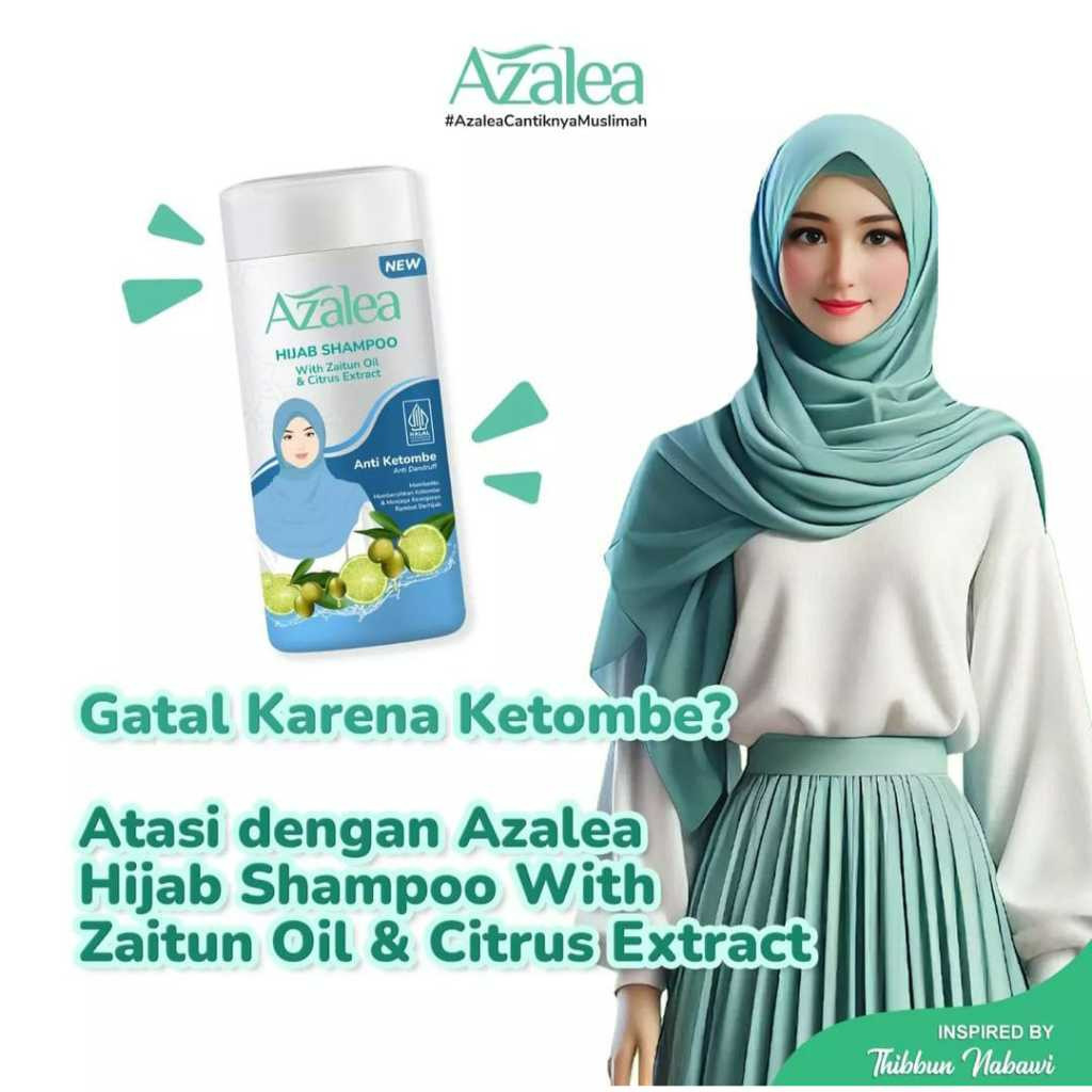 azalea hijab shampoo 170ml/perawatan rambut azalea hijab shampoo 170ml/perawatan rambut