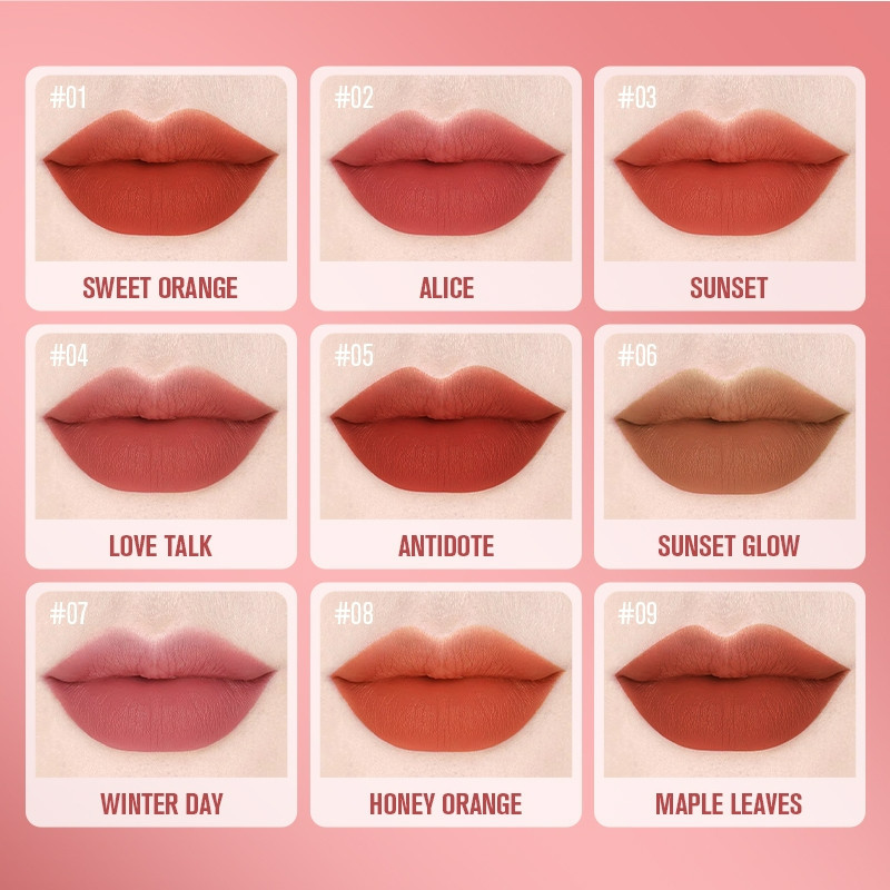 saniye lipstik matte waterproof 4g saniye lipstik matte waterproof 4g