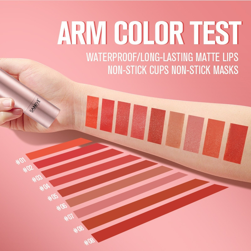 saniye lipstik matte waterproof 4g saniye lipstik matte waterproof 4g