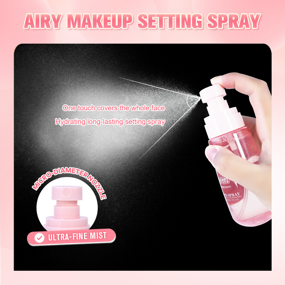 saniye setting spray long lasting matte finish 110ml saniye setting spray long lasting matte finish 110ml
