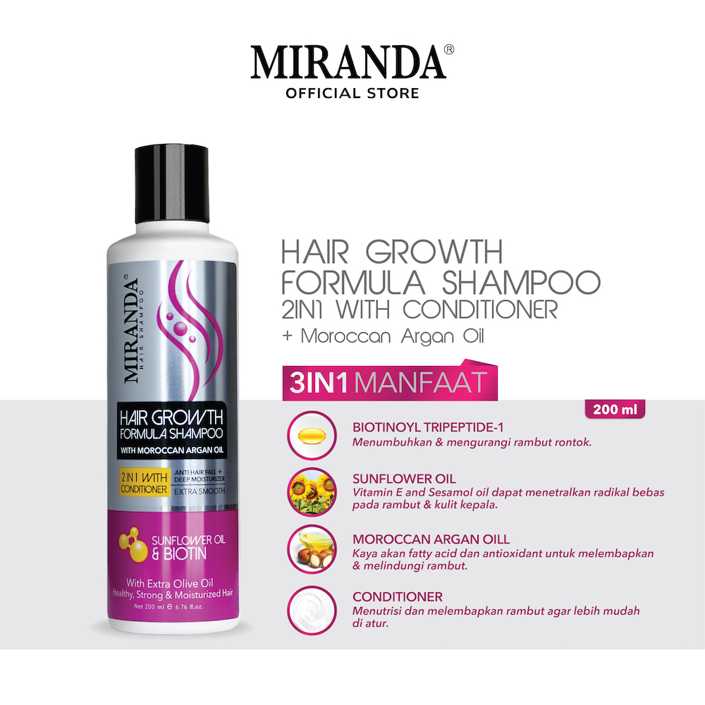 miranda hair growth biotin shampoo original & hair growth biotin shampoo sunflower oil with conditioner 200ml miranda hair growth biotin shampoo original & hair growth biotin shampoo sunflower oil with conditioner 200ml