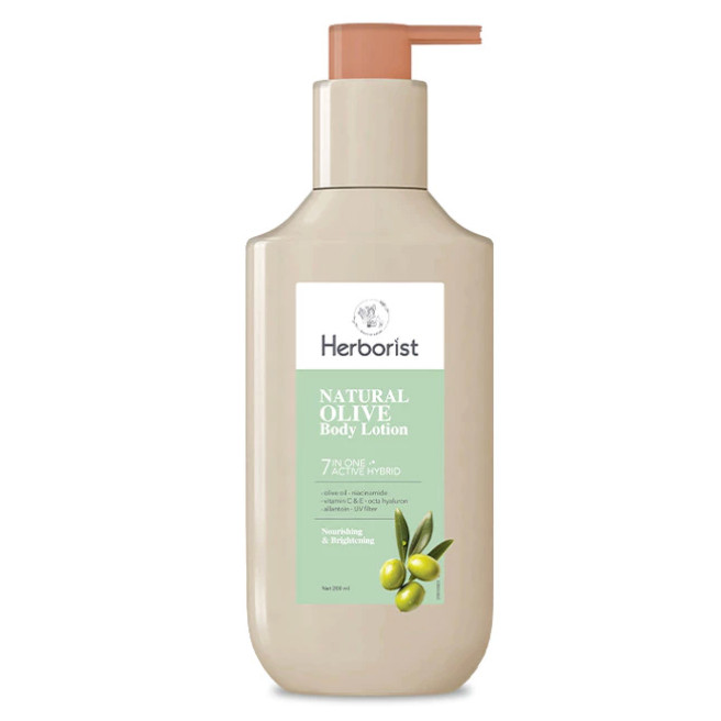 herborist natural body lotion 200ml/losion tubuh herborist natural body lotion 200ml/losion tubuh