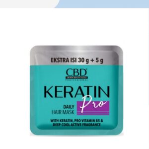 cbd professional keratin pro daily use hair mask 35gr/masker rambut