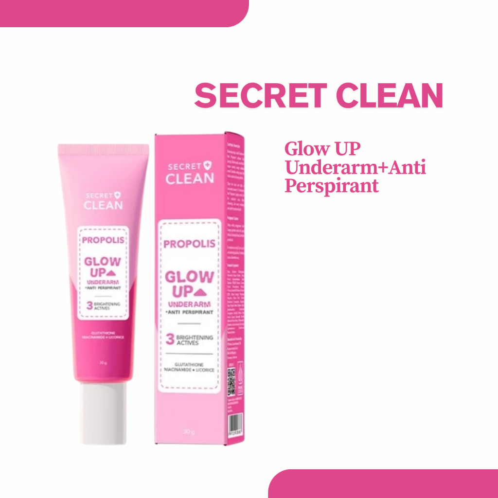 secret clean propolis glow up underarm 30/gr deodorant secret clean propolis glow up underarm 30/gr deodorant