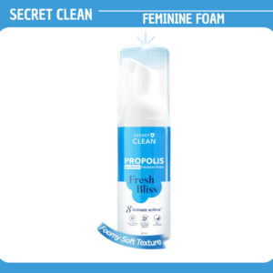 secret clean propolis prebiotic feminine foam 60ml/pembersih intim kewanitaan