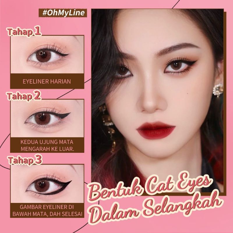 pinkflash oh my line waterproof easy eyeliner pinkflash oh my line waterproof easy eyeliner