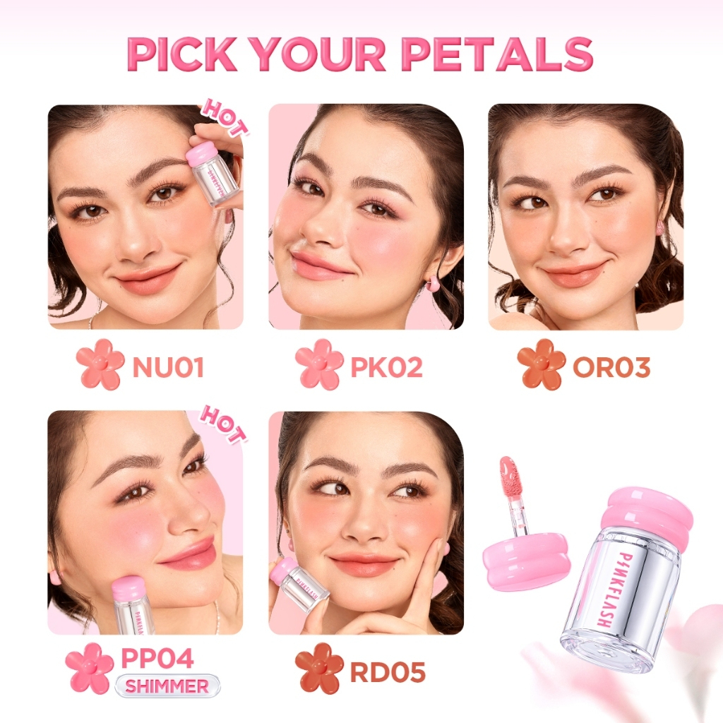 pinkflash smooth velvet blush/blush on/perona pipi pinkflash smooth velvet blush/blush on/perona pipi
