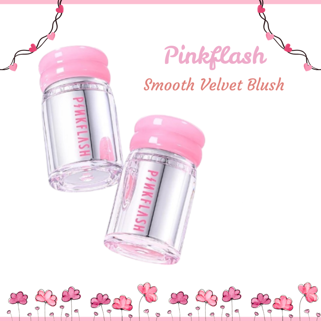 pinkflash smooth velvet blush/blush on/perona pipi pinkflash smooth velvet blush/blush on/perona pipi