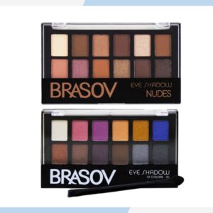 brasov eyeshadow palette 12 colors/perona mata