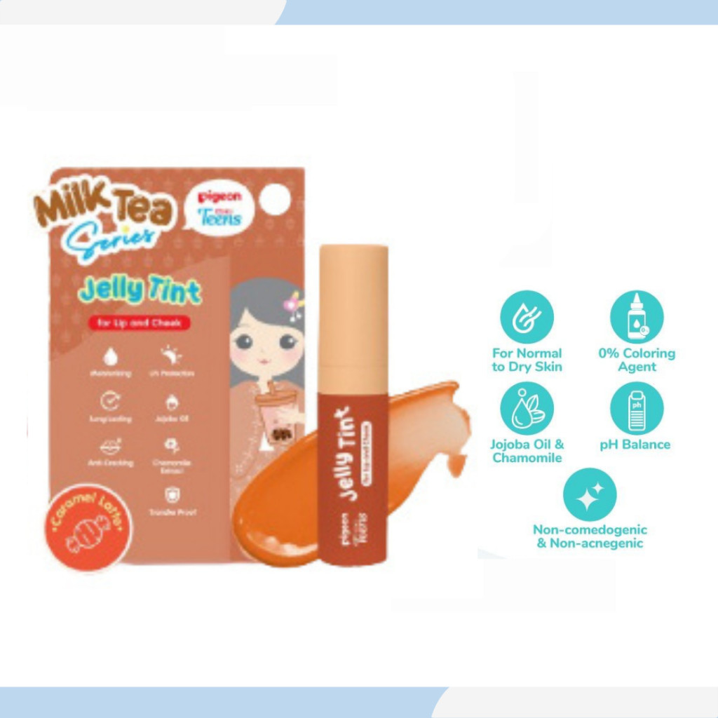 pigeon teens jelly tint for lip & cheek 2.2g/milk tea series/lip tint/cheek tint pigeon teens jelly tint for lip & cheek 2.2g/milk tea series/lip tint/cheek tint