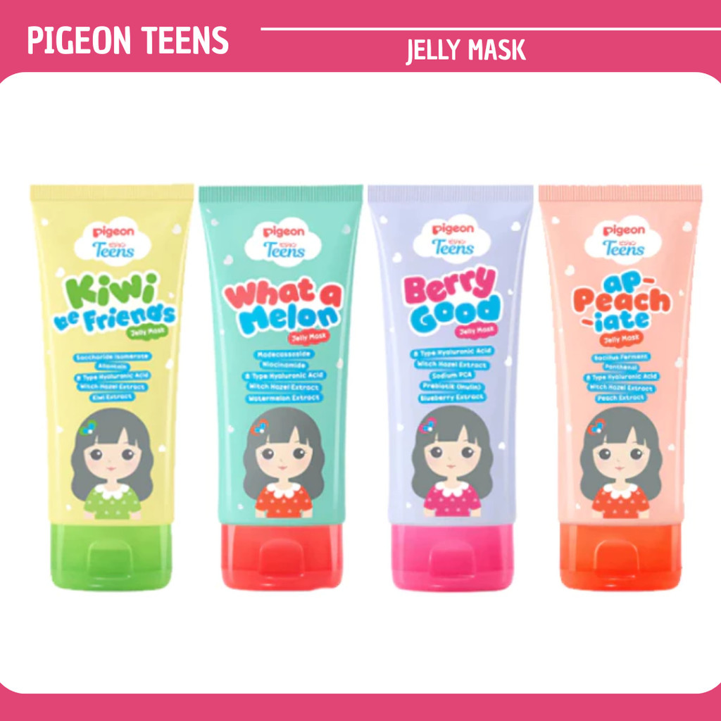 pigeon teens jelly mask 60ml/masker wajah pigeon teens jelly mask 60ml/masker wajah