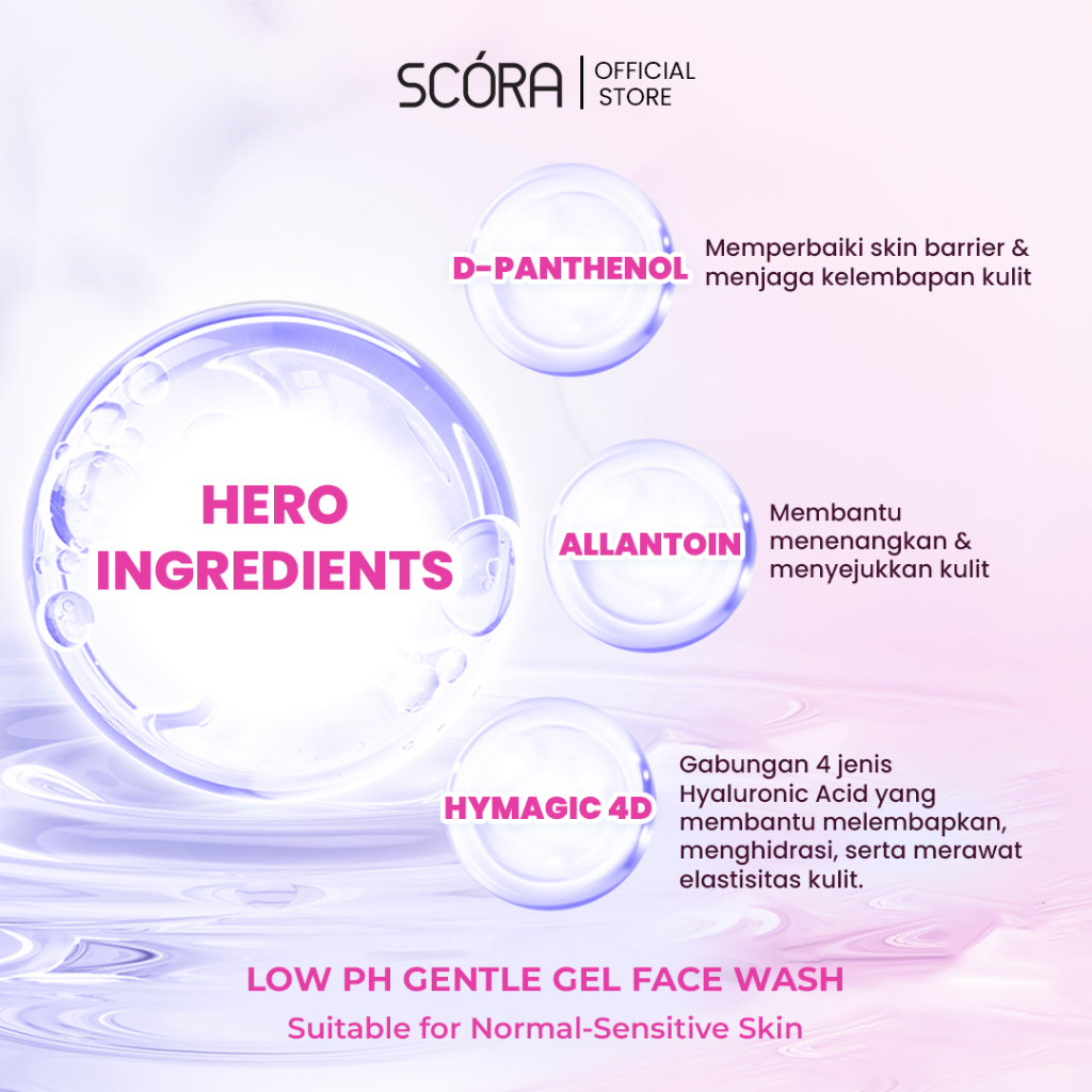 scora d panthenol gentle low ph cleanser 100ml/pembersih wajah scora d panthenol gentle low ph cleanser 100ml/pembersih wajah
