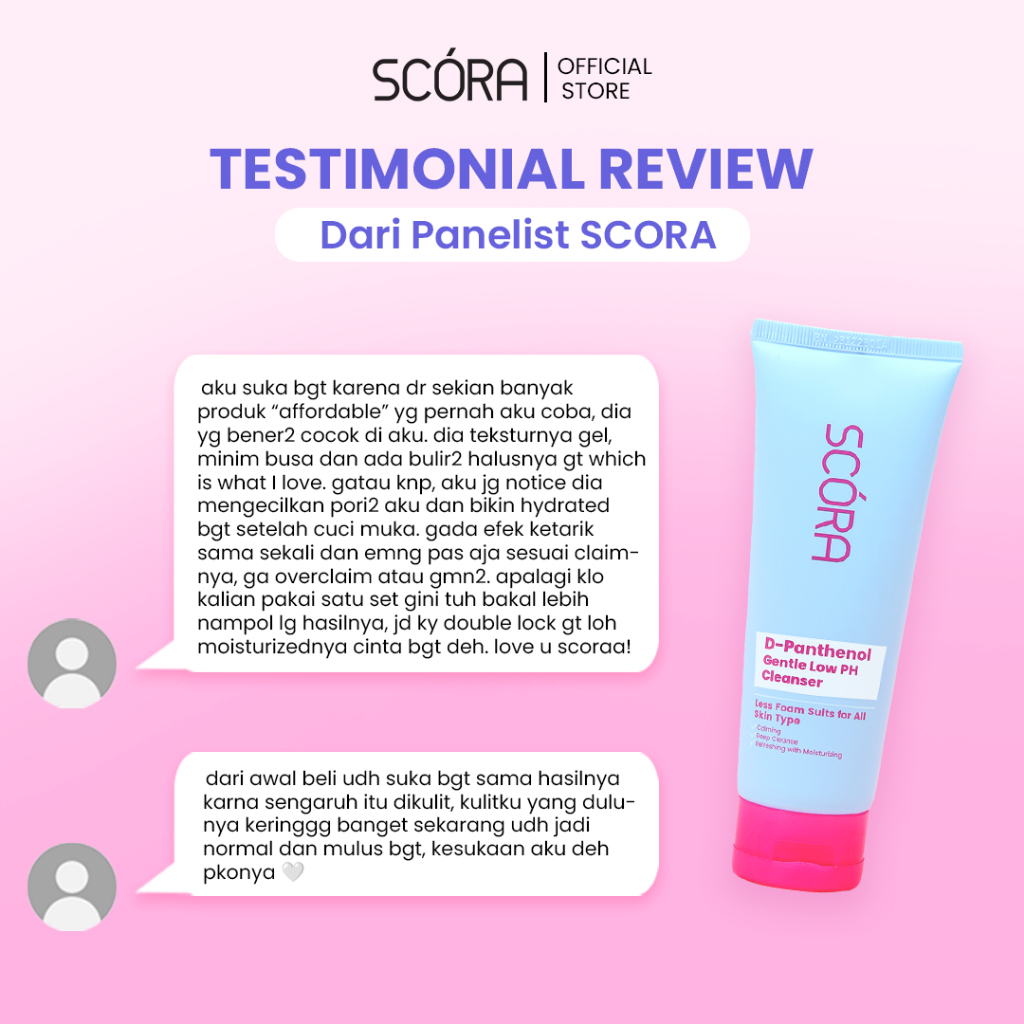 scora d panthenol gentle low ph cleanser 100ml/pembersih wajah scora d panthenol gentle low ph cleanser 100ml/pembersih wajah