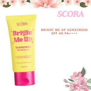 scora bright me up sunscreen spf 40 pa++++ 40g/tabir surya