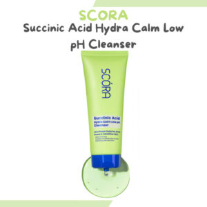 scora succinic acid hydra calm low ph cleanser 100ml/pembersih wajah