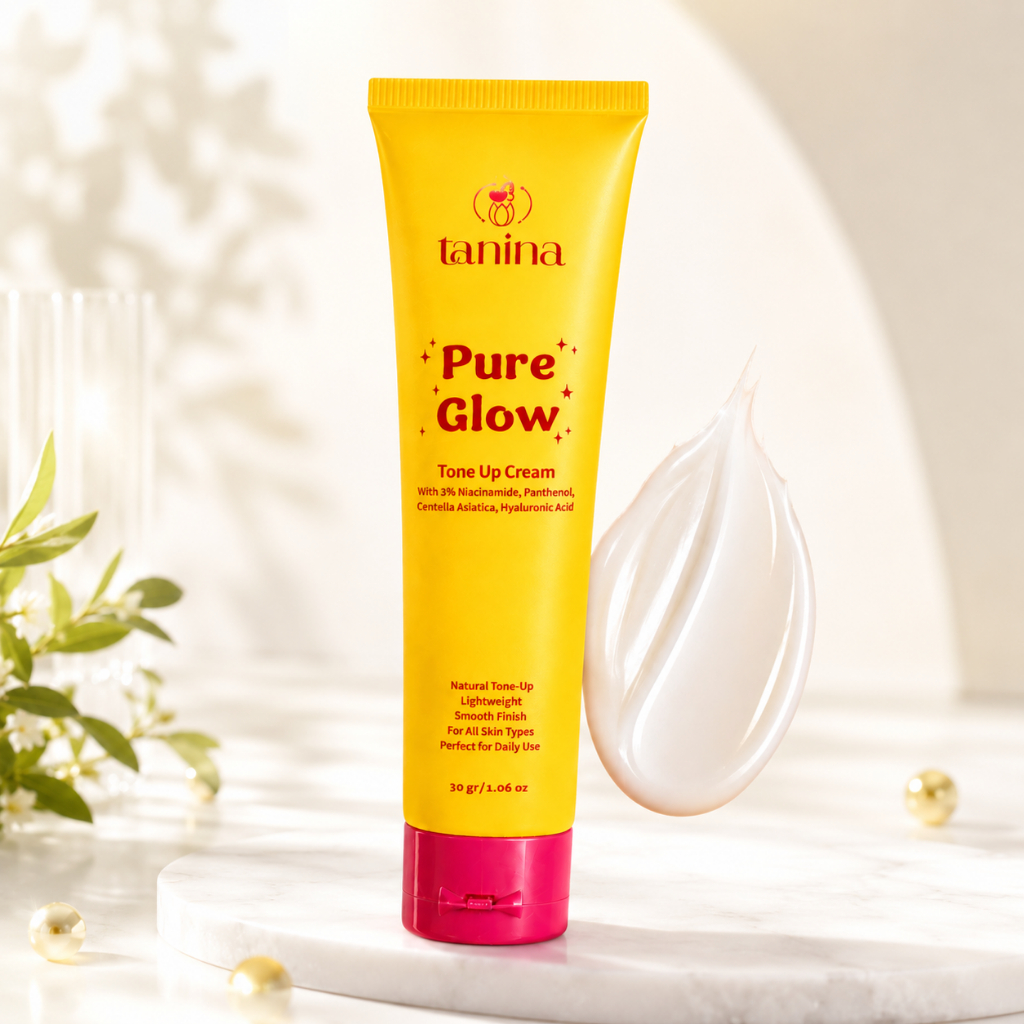 tanina pure glow tone up cream with 3% niacinamide 30g/pelembab wajah tanina pure glow tone up cream with 3% niacinamide 30g/pelembab wajah
